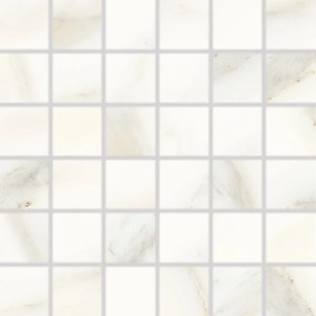 Mozaik Rako Cava fehér 30x30 cm fényes WDM05830.1