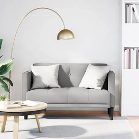 vidaXL felhőszürke szövet loveseat kanapé 111 cm
