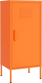 vidaXL narancssárga acél tárolószekrény 42,5 x 35 x 101,5 cm