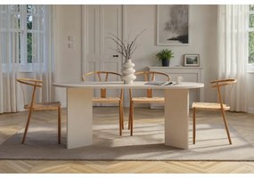 Sablin Wood White étkezőasztal