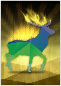 Poszterek 70x100 Felszarvazott modern grafika