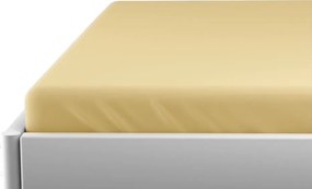 Jersey gyerek lepedő 60x120 cm sárga