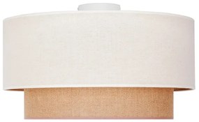 Duolla - Mennyezeti lámpa BOHO 1xE27/15W/230V á. 45 cm bézs/barna