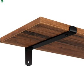 2 darabos fali polc szett, rusztikus barna 60x20x15cm