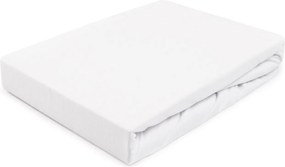 Gumis jersey lepedő 180x200 Fehér