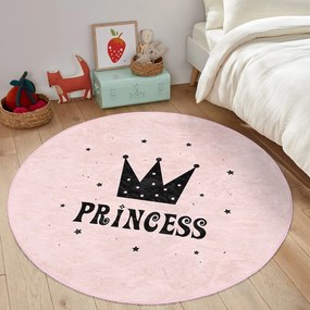 Rózsaszín gyerek szőnyeg ø 120 cm Comfort – Mila Home