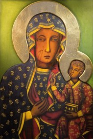 Vászonkép Szűz Mária 80x120