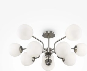 Maytoni modern mennyezeti lámpa erich fehér nikkel mymod221pl-10n