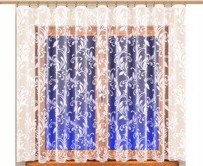 Mg Függöny 14501 Fehér 300X160 készre szerelve, lengyel szalaggal