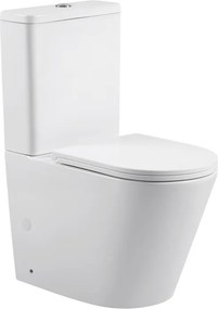 Erga Tina, kombinált WC-csésze 620x365x820 mm, Tornado 2.0 + WC-ülőke, fényes fehér, ERG-V03-TINA-TO2-WH