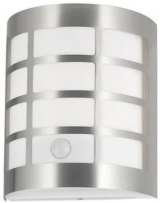 RÁBALUX 8800 SEVILLA Modern Kültéri Fali Lámpa Szatin Króm E27 IP44