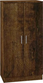 vidaXL füstös tölgy színű szerelt fa cipősszekrény 55 x 35 x 108 cm
