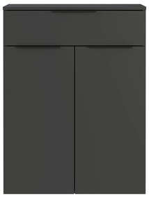 Antracitszürke magas-fali fürdőszoba szekrény 71x95 cm Crandon – Germania