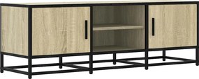 vidaXL sonoma tölgy színű szerelt fa és fém TV-szekrény 120x35x41 cm