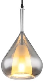 Globo 15542 - Csillár zsinóron GEEKY 1xE27/60W/230V átm. 20 cm fekete