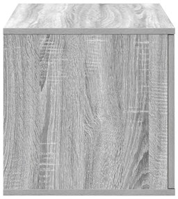Tárolószekrény Szürke Sonoma 127x41x40 cm Mérnöki Fa