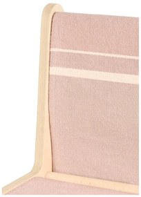 Világos rózsaszín-natúr színű gyerek szék Vintage Nude – Lorena Canals
