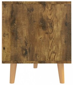 füstös tölgy színű szerelt fa TV-szekrény 90 x 40 x 48,5 cm