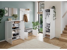 Fehér ruhásszekrény 59x197 cm Genova – Germania