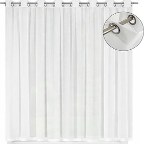 Kész függöny 300x240 fátyol fehér szegéllyel nappali konyha