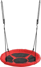 Függőhinta gólyafészek 65cm piros, kertbe és gyerekszobába