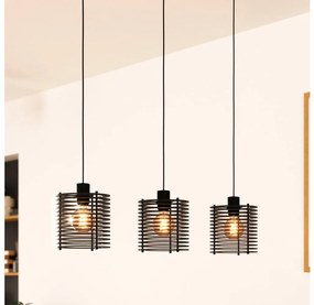 Eglo 900738 - Csillár zsinóron SEGOVIA 3xE27/40W/230V