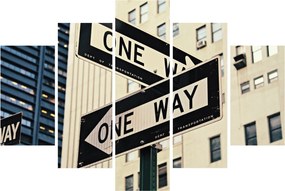 Kép - New York ONE WAY (150x105 cm)