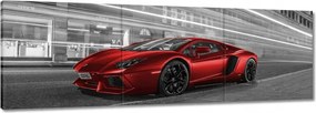 Vászonkép 150x50 Piros autó