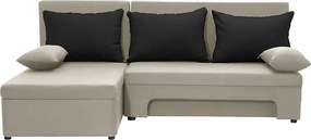 ERIS Kinyitható sarokkanapé Krém