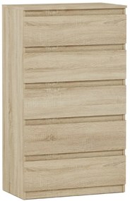 Magas komód R-5 - különböző színváltozatokban sonoma