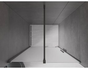 Mexen Velar, tolózuhanyajtó nyitáshoz 120 cm, 8 mm-es matt üveg, polírozott grafit, 871-120-000-31-95