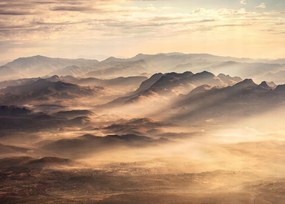 Hegyek Barna poszter A2 59,4x42cm kép #149