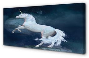 Canvas képek Unicorn bolygó ég 100x50 cm