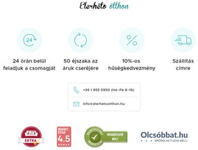 Bella fehér törölköző 50 x 90 cm, 100% pamut