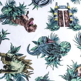 Sötétben világító pamut ágynemű JURASSIC WORLD ROAR színes kivitel Ágyneműhuzat mérete: 70 x 90 cm | 140 x 200 cm