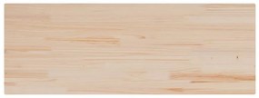 tömör fenyőfa téglalap alakú asztallap 110 x 40 x 2,5 cm