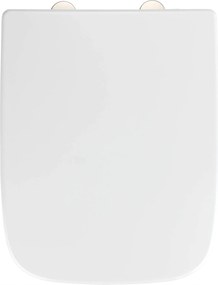 Duroplast Téglalap alakú Wc-ülőke, fehér