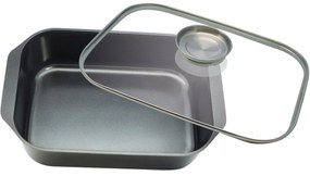 Elo 82840 Basic Sütőedény üvegfedővel és aromás fogantyúval Raffinesse 40 x 26 cm
