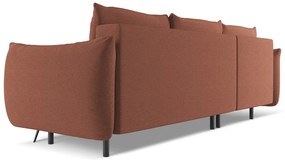 Rózsaszín sarokkanapé (bal oldali) Malie – Makamii