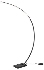 Design állólámpa fekete, beépített LED-del, dimmelhető - Dina