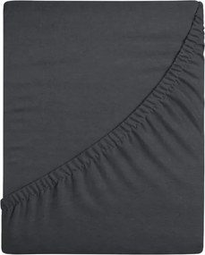 Jersey Gumis Lepedő 220x200 Vastag DeLux 155g Sötét Hamu