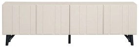 Krémszínű borovi fenyő TV-állvány 181x56 cm Miller – WOOOD