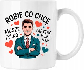 Bögre feleség kagyló „vicc mém fehér 330ml