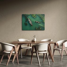 Kép - Horgászok a folyón (70x50 cm)
