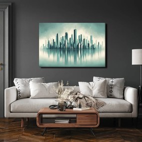 Kép modern város panorámája