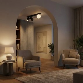 BRILAGI - SELE BALL spotlámpa 2xGU10/30W/230V + 1xG9/10W fekete