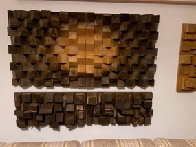 Akusztikai diffúzor falpanel (70x140x7 cm) – Dizájnpanel - 140x70x7cm