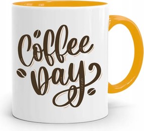 Barista Kávézó Bögre Sárga Ajándék fényképes nyomtatással