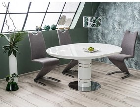 Stratos bővíthető étkezőasztal fehér 120-160cm