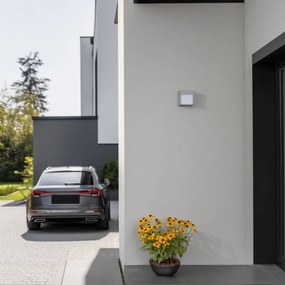 Brilagi - LED Kültéri fali lámpa TERNI LED/12W/230V szürke IP44